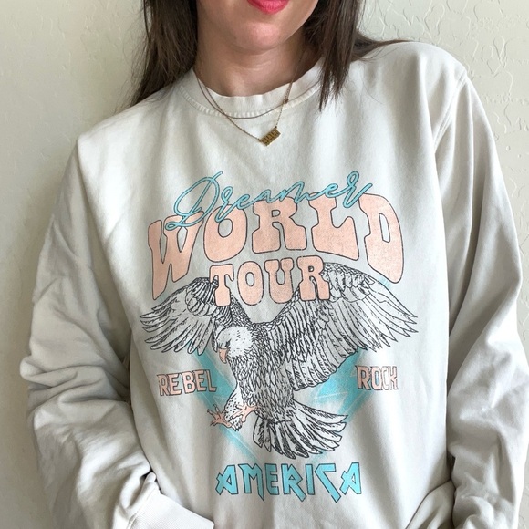 The Post Dreamer World Tour Pullover Crewneck Sweatshirt - Picture 1 of 7
